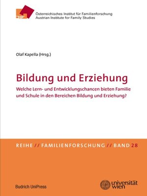 cover image of Bildung und Erziehung